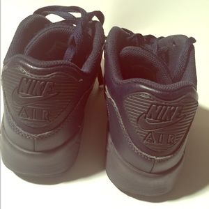 Pre owned Nike AIR MAX 90 LEATHER BLUE 5.5Y (24cm)
